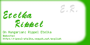 etelka rippel business card